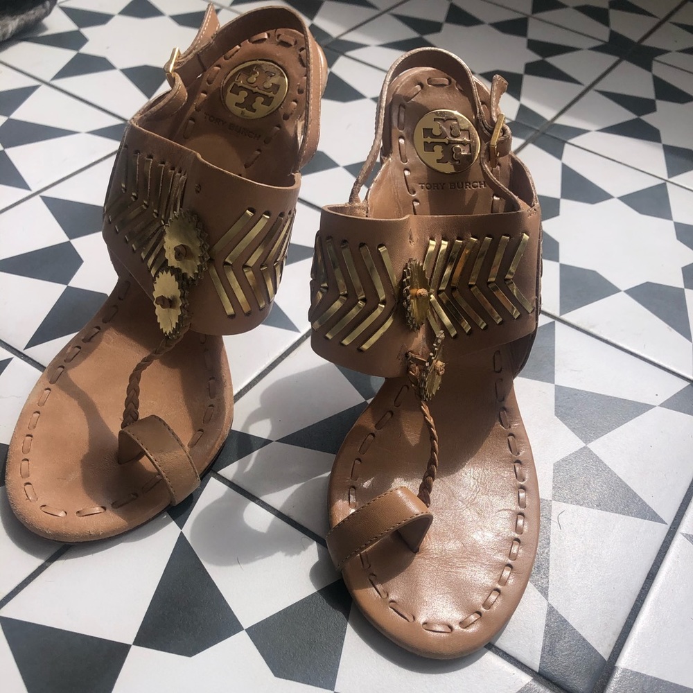 Tory Burch toe ring high heel